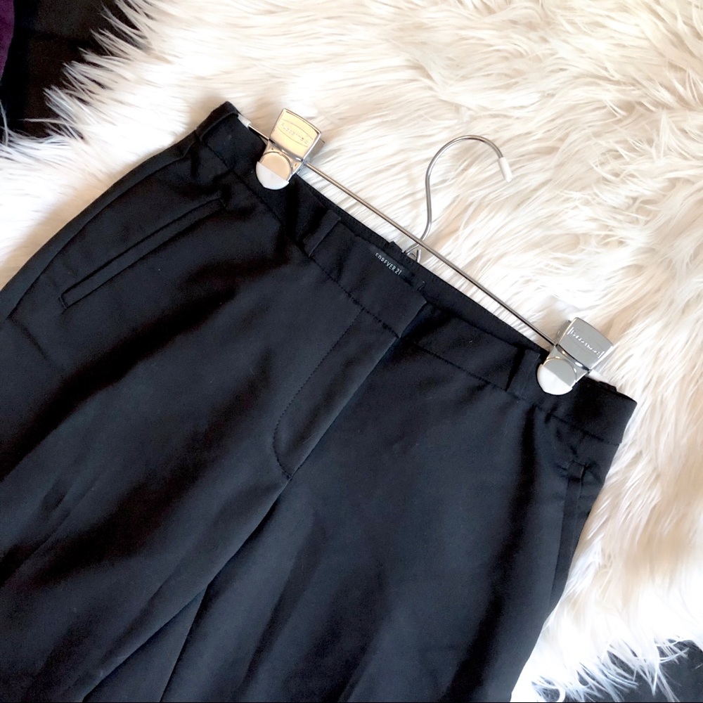 BLACK FOREVER 21 DRESS PANTS